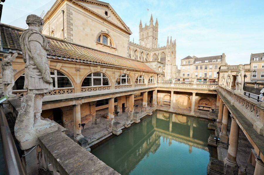 London: Stonehenge, Windsor, and Bath Day Trip by Bus - Bath, Roman remains, and the Pump Room
