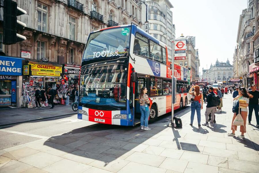 London: Tootbus Hop-on Hop-off (Optional River Cruise) - Yellow Route: London’s greatest hits from the top deck