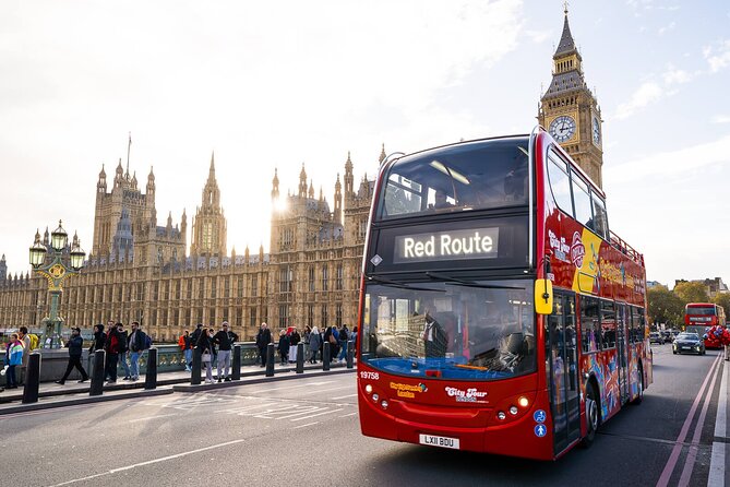 London Tour Hop-on Hop-off Bus with Optional Thames River cruise - The British Museum route through Bloomsbury