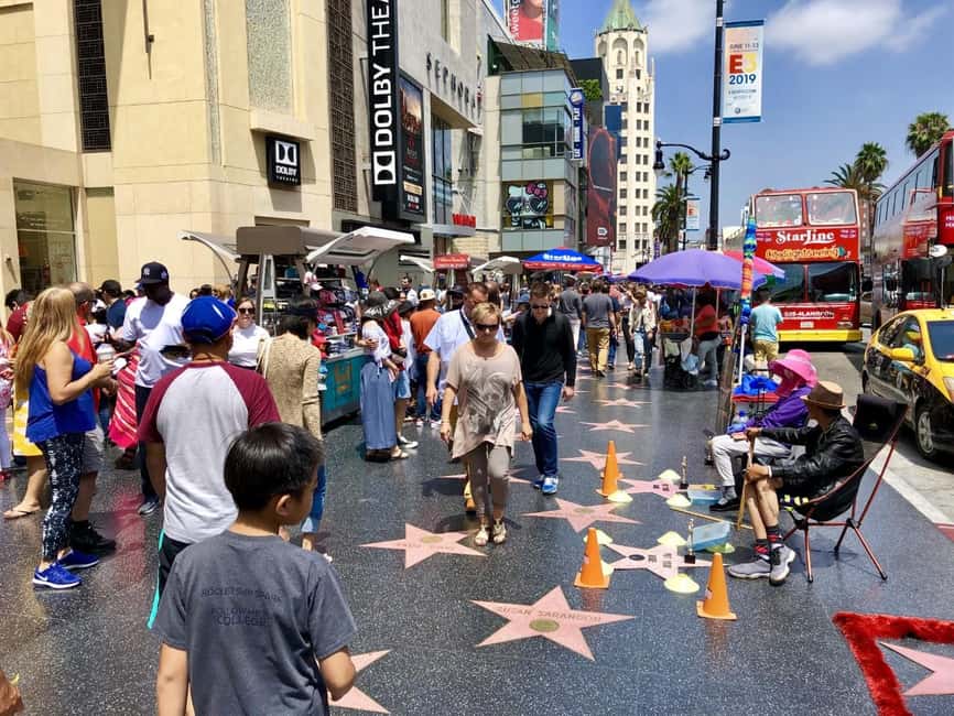 Los Angeles: Hollywood and Beverly Hills Guided Bus Tour - The open-air bus and photo strategy