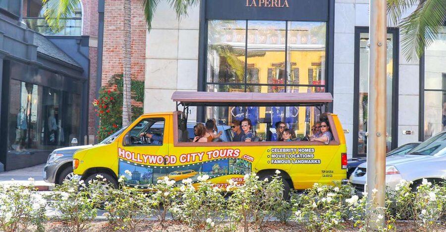 Los Angeles: Hollywood & Celebrity Homes Open-Air Bus Tour - Up into the Hollywood Hills and Mulholland Drive