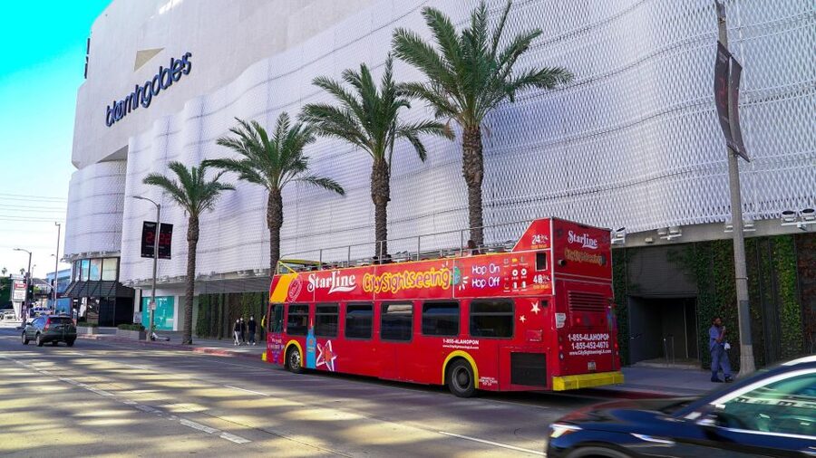 Los Angeles: Hop-On Hop-Off Bus Tour with Audio Guide - Blue Studio Express Shuttle: useful transport without studio admission