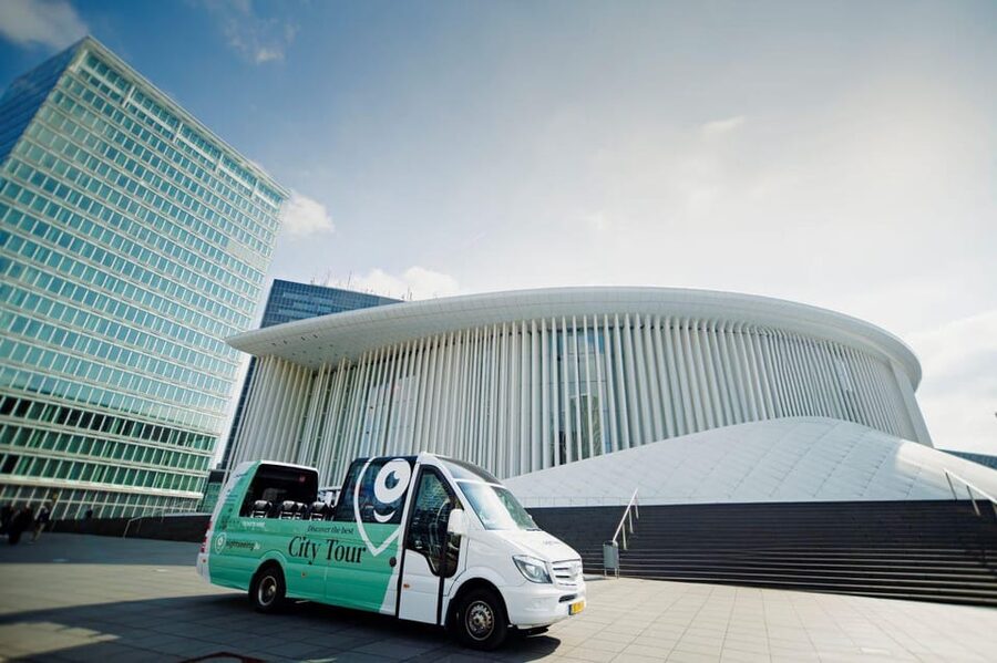 Luxembourg: City Bus Tour with Audio Guide and Headphones - The audio guide and the role of the driver