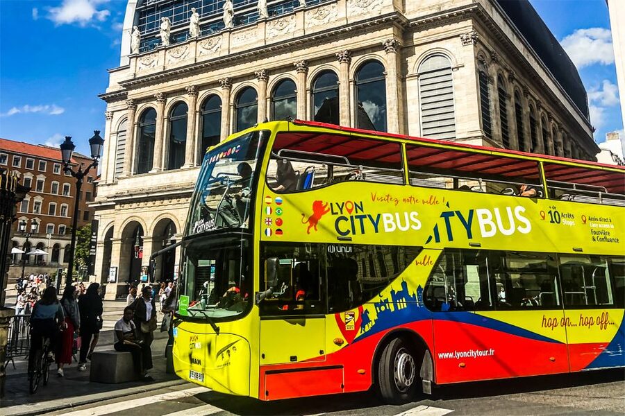 Lyon City Hop-on Hop-off Sightseeing Bus Tour - Bellecour, Terreaux, and Lyon’s painted stories