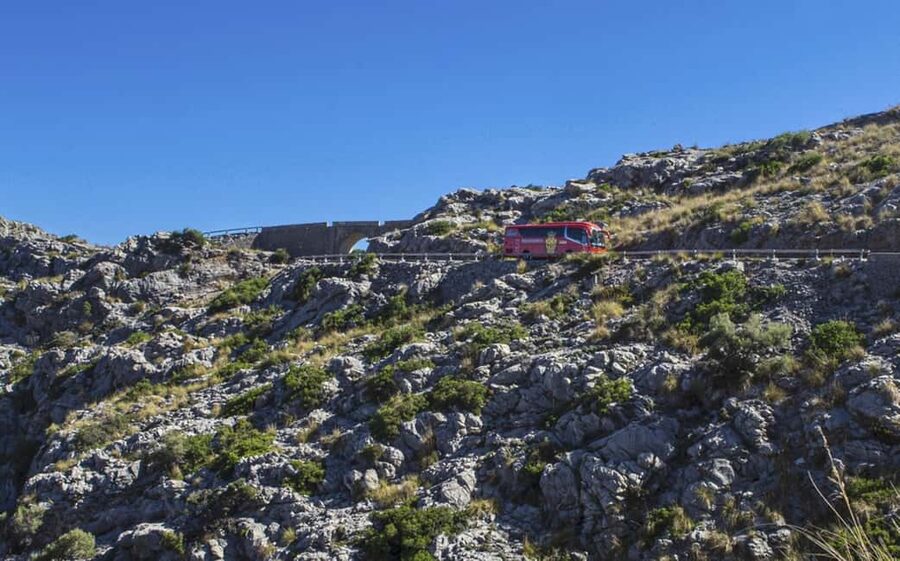 Mallorca Island Tour with Boat, Train, Tram and Bus - The road to Sa Calobra is part of the attraction