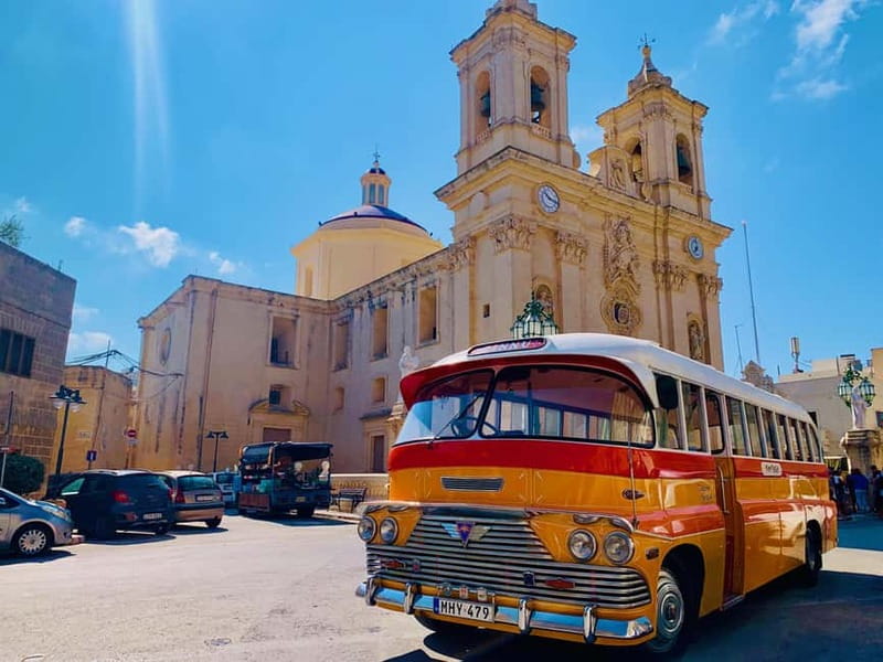 Malta: 5 hr Vintage Bus Tour - Mdina & Blue Grotto inc. food - Why the vintage bus changes the experience