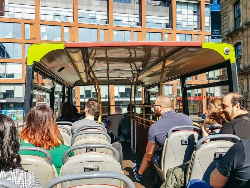 Manchester: Sightseeing Bus Tour - The city center route: civic buildings, gardens, and football culture