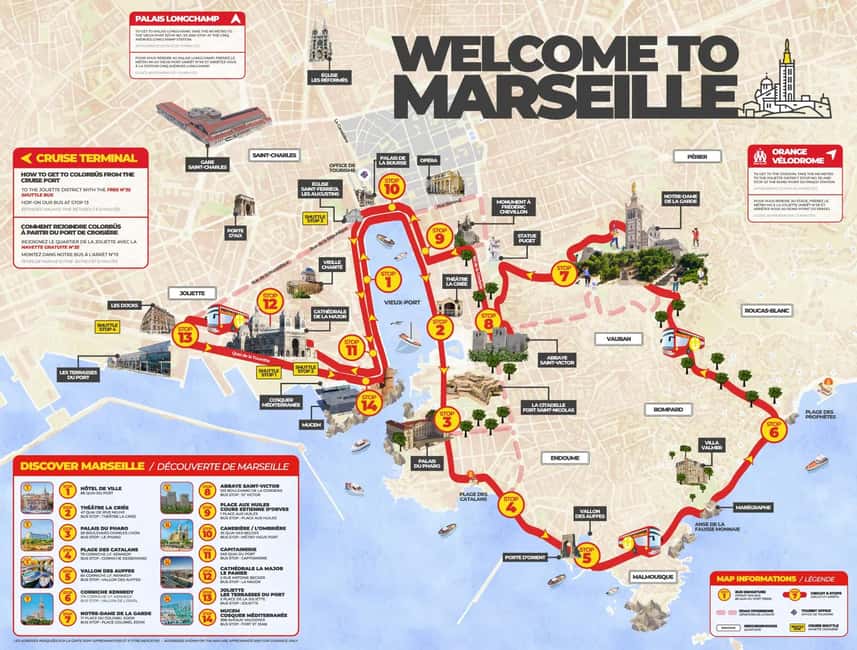 Marseille: City Sightseeing Hop-On Hop-Off Bus Tour - Take one full circuit before choosing your stops