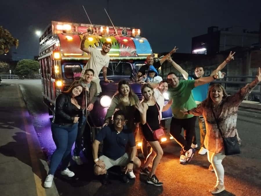 Medellin: Party Bus with DJ & Street Food Tastings - The final restaurant tasting