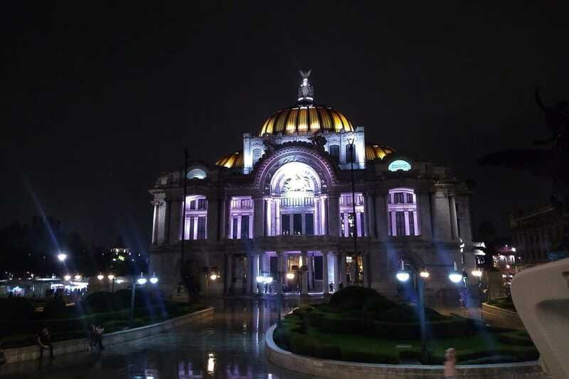 Mexico City: Double Decker Bus Night Tour - Palace of Fine Arts and the illuminated monuments