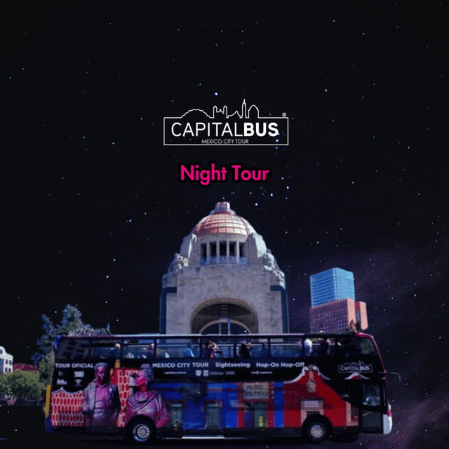 Mexico City: Double Decker Bus Night Tour - Juarez Avenue, Roma, Condesa, and Zona Rosa