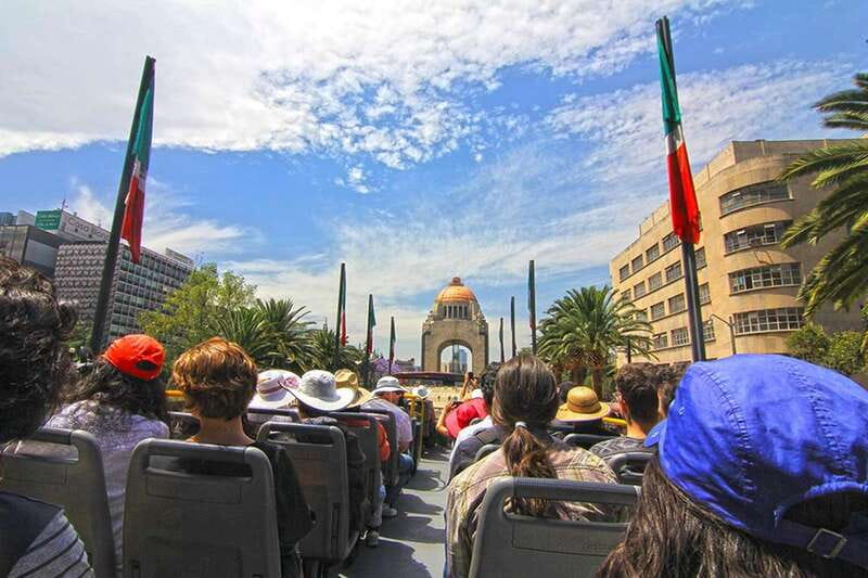Mexico City: Hop-on Hop-off City Tour by Turibus 2-Day Pass - Riding above the streets on the open-top bus