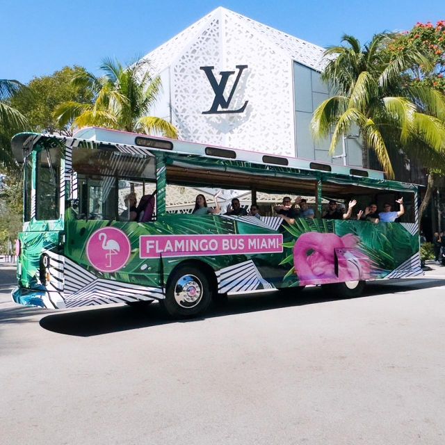 Miami Bus Tour Flamingo Open Air Trolley Bus Tours City Tour - Starting at 16th Street, with one address to confirm