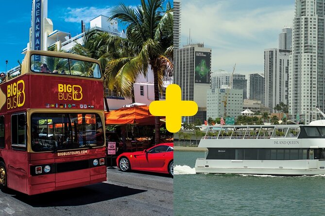 Miami Combo: Open-top Bus Tour and Sightseeing Bay Cruise - Key points to know before booking