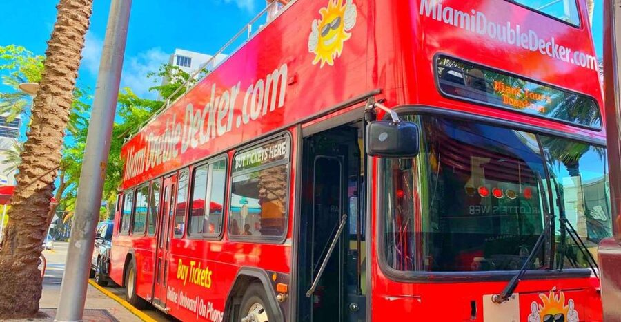 Miami: Double-Decker Bus Tour with Optional Boat Cruise - Key Points at a Glance