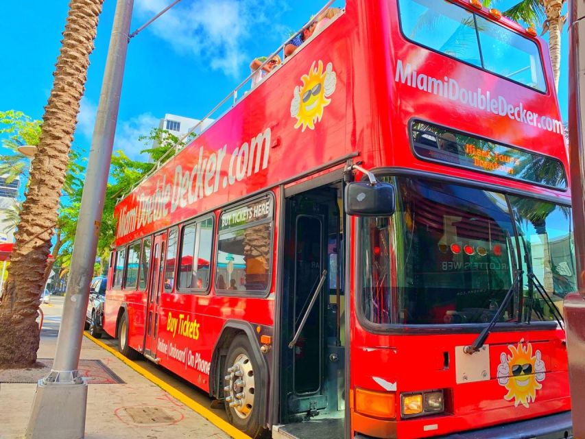 Miami: Double-Decker Bus Tour with Optional Boat Cruise - Riding Above Miami Beach and Downtown