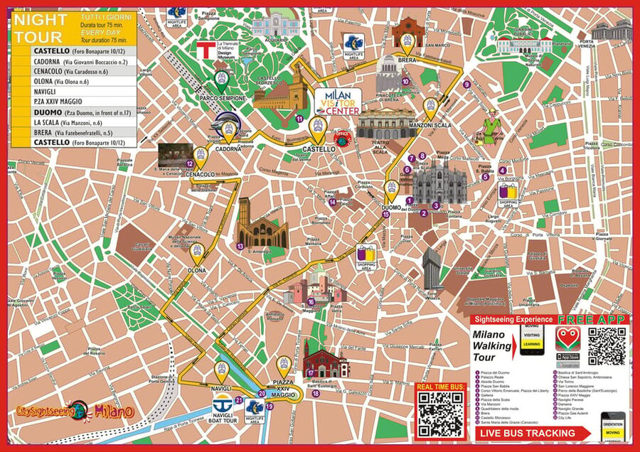 Milan: Night Tour by Bus - The audio guide is useful, but check it early