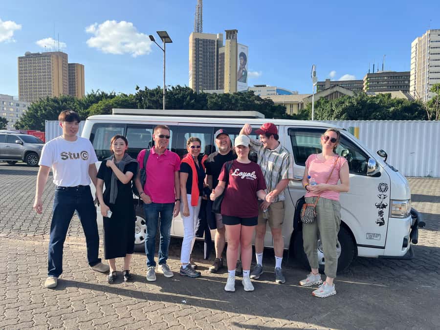 Nairobi: City Site-Seeing Bus Tour - Pickup, briefing, and the first look from the van