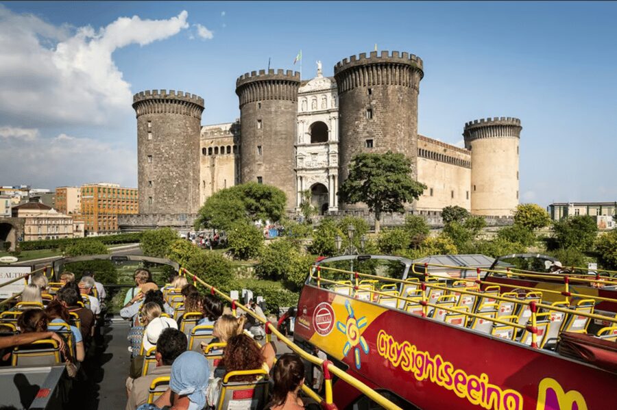 Naples: Hop-On Hop-Off Bus Tour with Train from Salerno - Key points at a glance