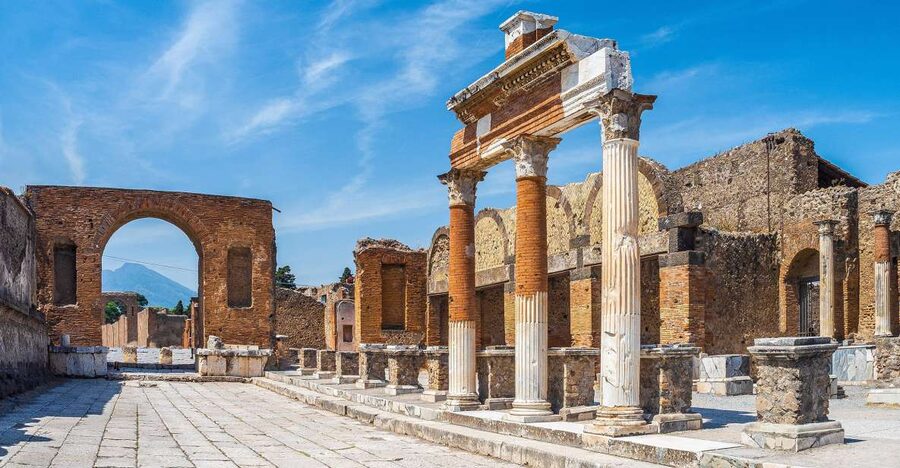 Naples Port Bus Excursion: Explore Pompeii ruins On Your Own - Three pickup times, two return options