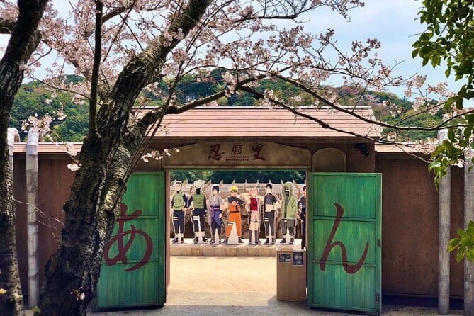 NARUTO & BORUTO at Nijigen no Mori Park Entry& Bus Transportation - Arriving at Shinobi-zato on Awaji Island