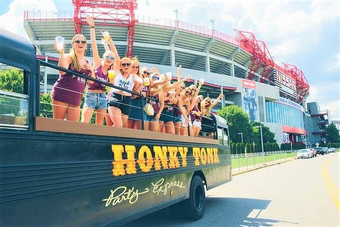 Nashville's Wildest Honky Tonk Public Party Bus (21+) - Key points to know before booking