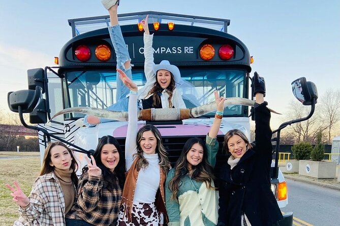 Nashville's Wildest Honky Tonk Public Party Bus (21+) - Downtown Nashville from a moving dance floor