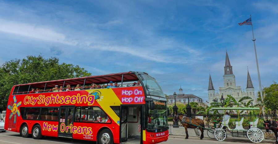 New Orleans: 2 or 3 Day Hop-On Hop-Off Bus with Walking Tour - Arts District, Convention Center, and Riverfront