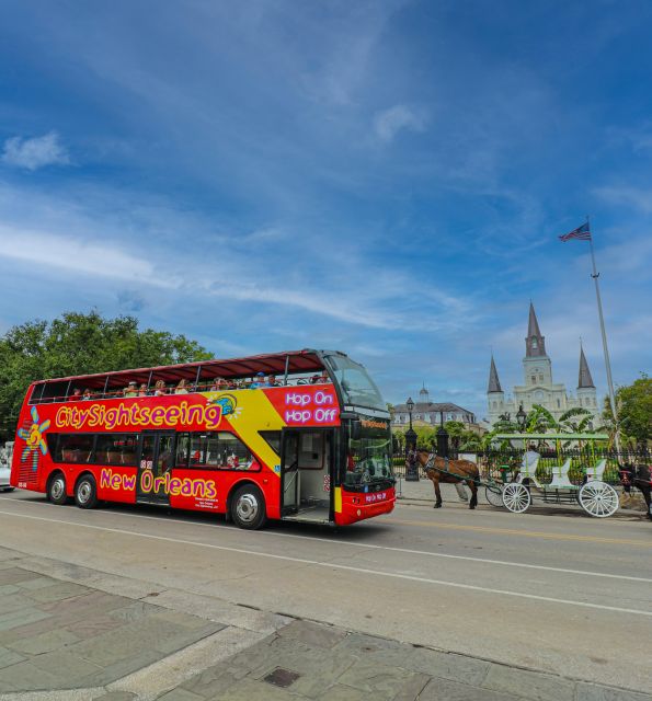 New Orleans: 2 or 3 Day Hop-On Hop-Off Bus with Walking Tour - The French Quarter, French Market, and Marigny stops