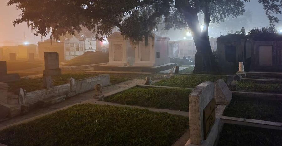 New Orleans: Cemetery Bus Tour At Dark with Exclusive Access - Starting in the French Quarter