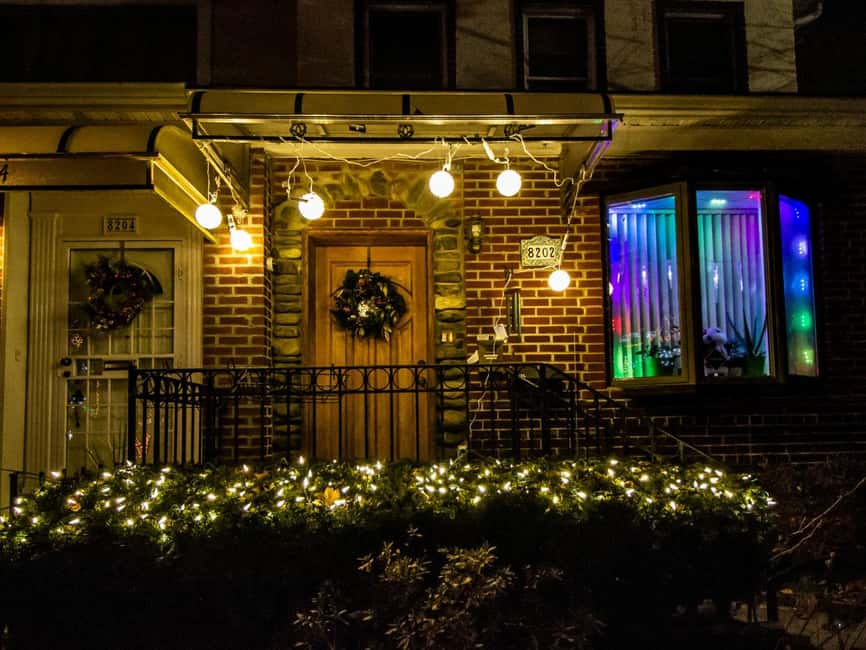 New York Christmas Lights Tour by BUS - The route through Manhattan, the Hudson River, and Brooklyn