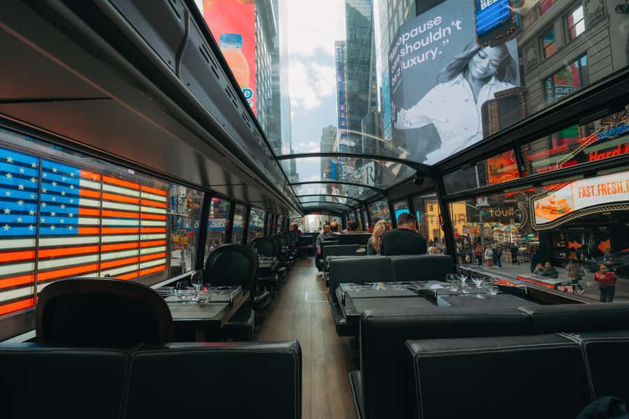New York City: Bustronome Gourmet Lunch Tour on a Luxury Bus - Key points to know before booking