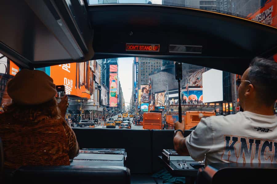New York City: Bustronome Gourmet Lunch Tour on a Luxury Bus - Boarding at West 58th Street