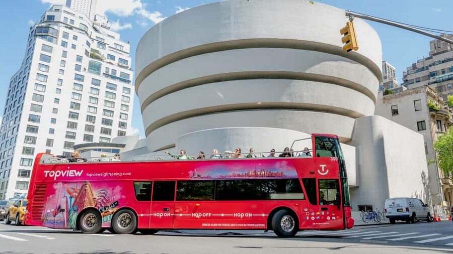 New York City: Discover Pass with Hop-on Hop-off Bus Tour - Times Square is convenient, but not always calm