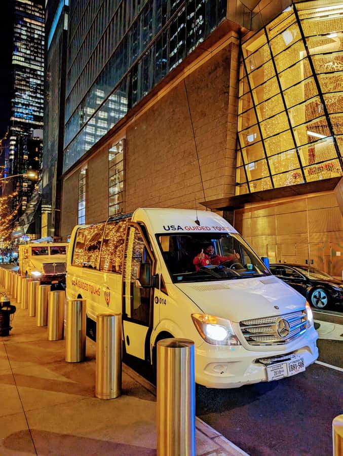 New York City: Guided Private Glass-Top Bus Tour at Night - What the $1,995 price really buys