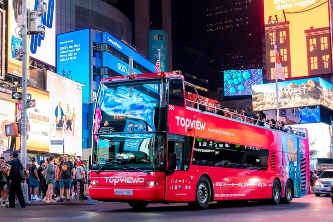 New York Night Tour: Open Top Bus Tour by TopView® - Key points to know before boarding