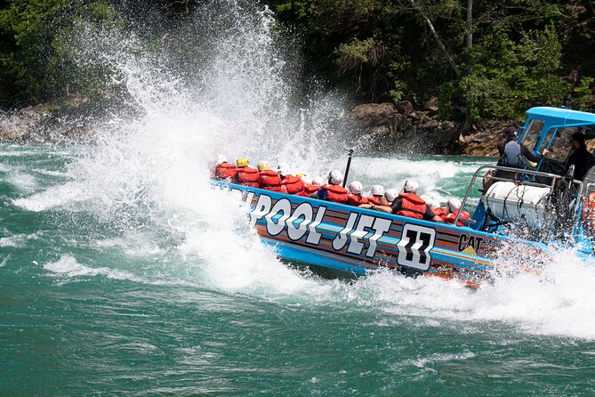 Niagara Falls Canada Open-Top (Wet) Jet Boat Tour - The Whirlpool rapids and the wettest part of the ride