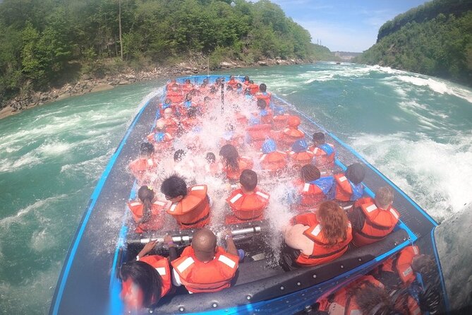 Niagara Falls USA, Open-Top (Wet) Jet Boat Tour - The crew, commentary, and safety tone
