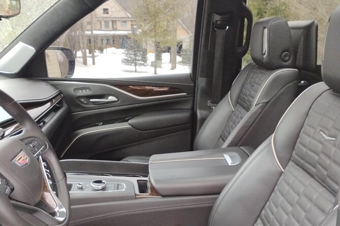 NON BUS VIP Cadillac Escalade Traverse City Old Mission Wine Tour - Brys Estate, frozen wine and a pleasant pause