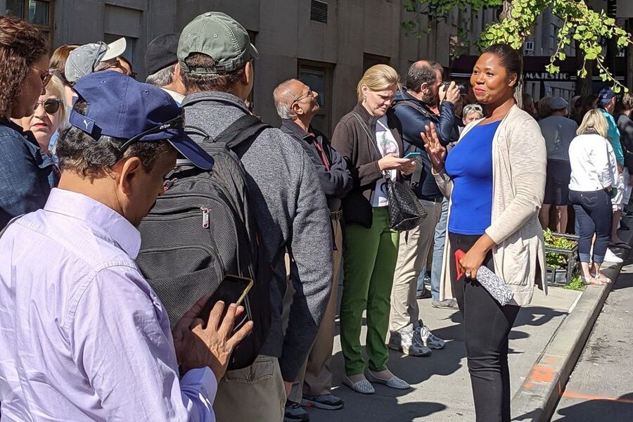 NYC: Guided Bus and Walking Tour with Staten Island Ferry - Starting in Times Square and heading toward Central Park