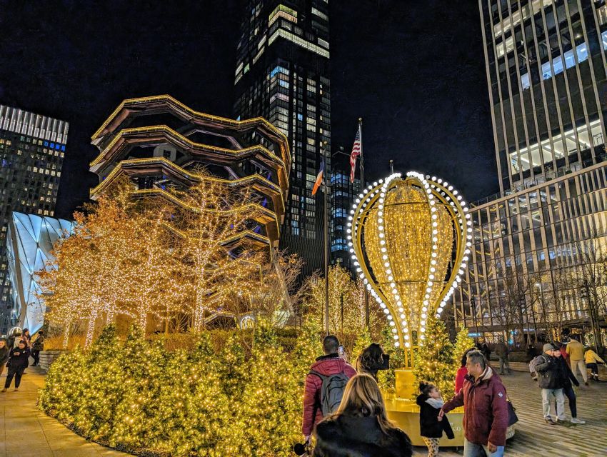 NYC: Holiday Lights Guided Bus Tour - Starting near Times Square at 770 7th Avenue