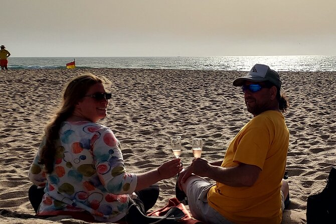 Open Top Sunset Tour with Strawberries and Pink Bubbly Drinks included - Pickup, language, and booking details
