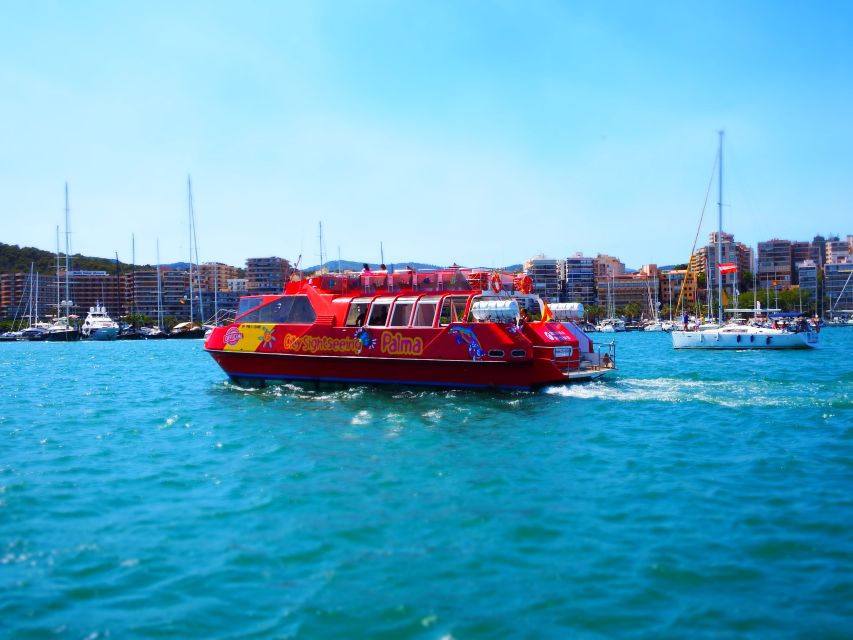 Palma de Mallorca: City Sightseeing Hop-On Hop-Off Bus Tour - Passeig Maritim opens the view to the harbor