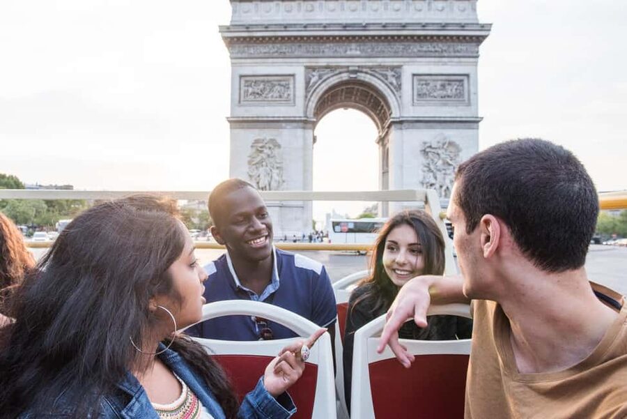 Paris: Arc de Triomphe Ticket & Big Bus Hop-on Hop-off Tour - Key points to know before you go