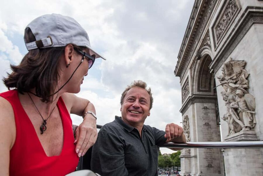Paris: Arc de Triomphe Ticket & Big Bus Hop-on Hop-off Tour - Grand Palais and Opéra Garnier