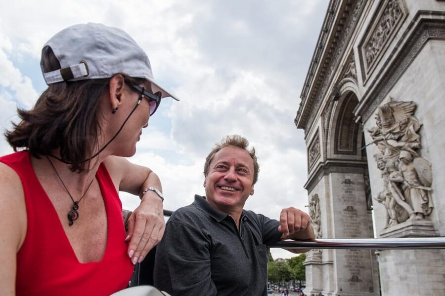 Paris: Arc de Triomphe Ticket & Big Bus Hop-on Hop-off Tour - Weather, seating, and the practical side of the bus
