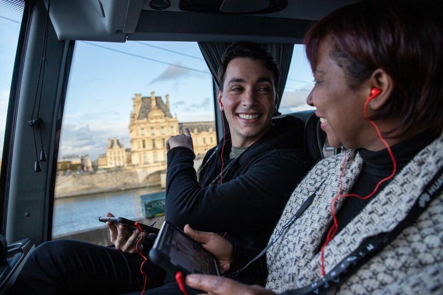 Paris: Audio-Guided Bus Tour & Seine River Cruise - Starting at Place de Sydney near the Eiffel Tower