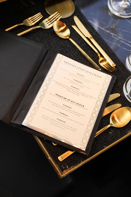 Paris Bus Toqué St Germain 3-Course Dinner w/ Champagne - Key points at a glance