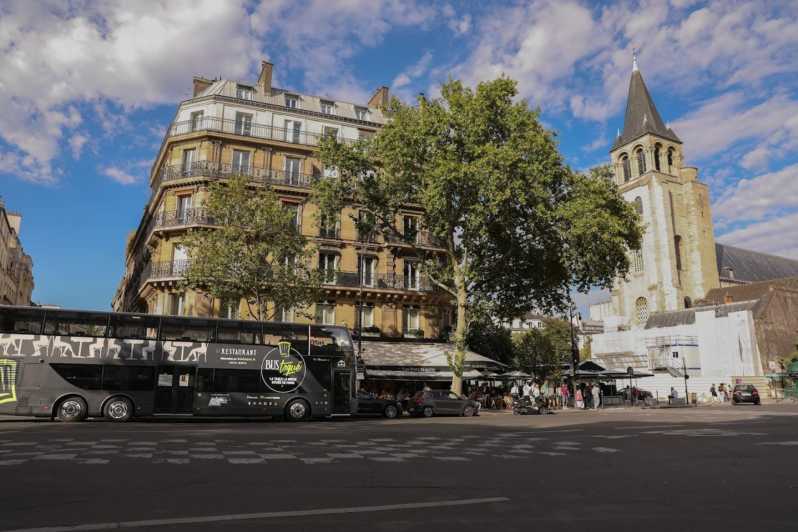 Paris Bus Toqué St Germain 3-Course Dinner w/ Champagne - Starting near the Eiffel Tower