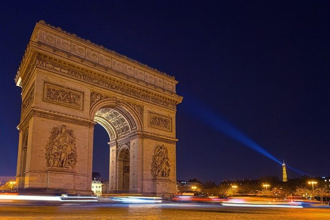 Paris by Night Tour in a Vintage Open-Top French Car Citroën DS - Pont Alexandre III, Grand Palais, and Petit Palais